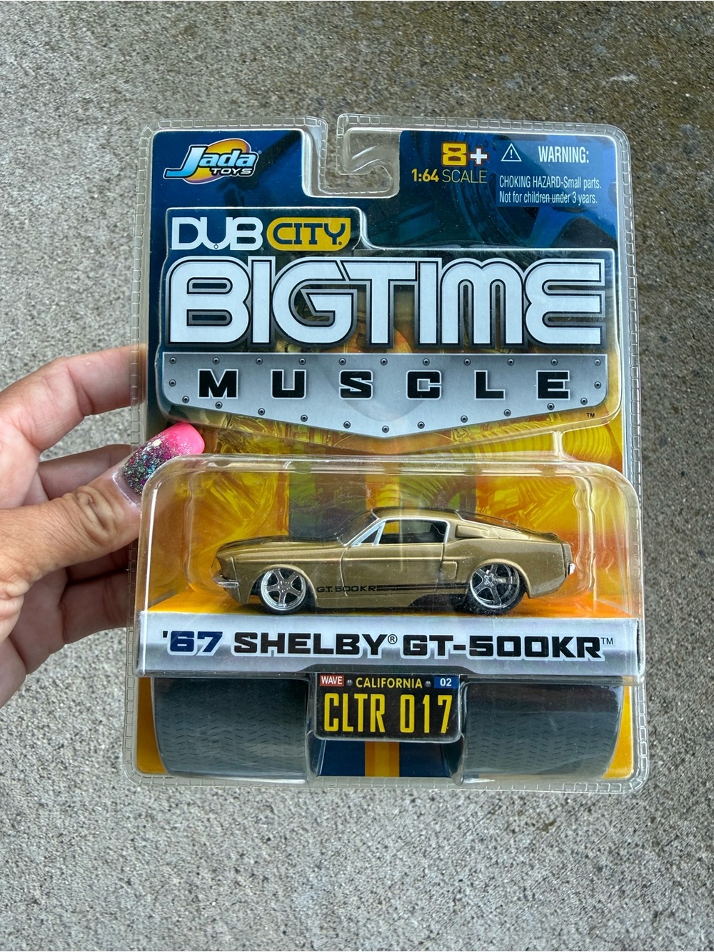 Jada Toys DUB City Bigtime Muscle '67 Shelby GT-500KR - Gold